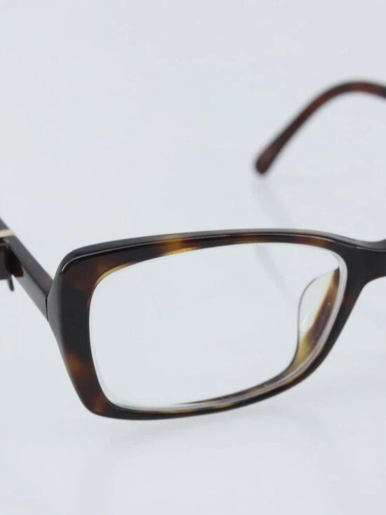 CHANEL Glasses metal Brown CC Auth BAZ296 main image 10